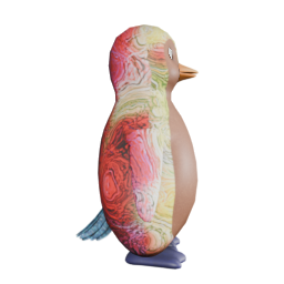 Red Acid Wash G19 M - side view