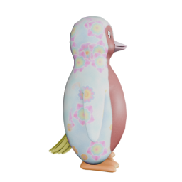 bluefloralfeaboy - side view