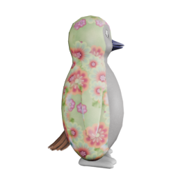 oO StillGreenFloral - side view