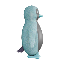 2xGlitter Blue - side view