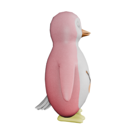 ValentineLoveEyesFeath - side view