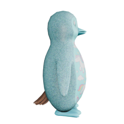 Glitter B Head in Clouds - side view